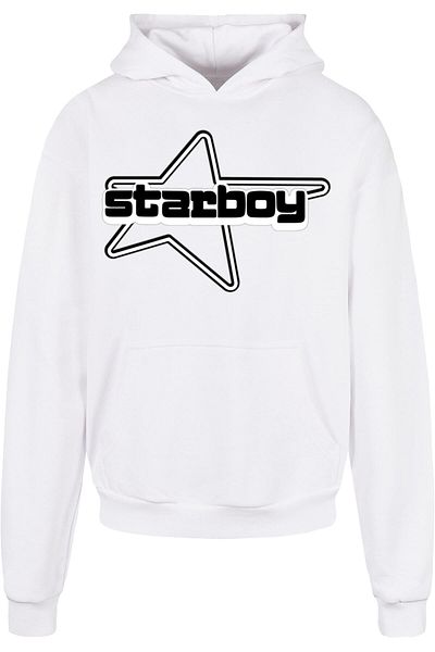 9N1M SENSE Herren Sense Y2k Starboy Black And White Hoodie