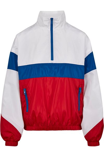 Urban Classics Damen Ladies 3-tone Stand Up Collar Pull Over Jacket