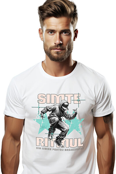 StoryGift Romania Tricou Barbati Dansator Breakdance Din Iubire Simte Ritmul ...