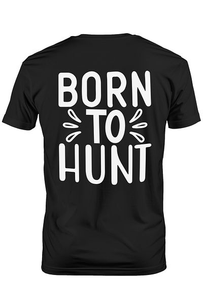 StoryGift Romania Men's T-Shirt For Those Who Were Born To Hunt - Passion With Back Print