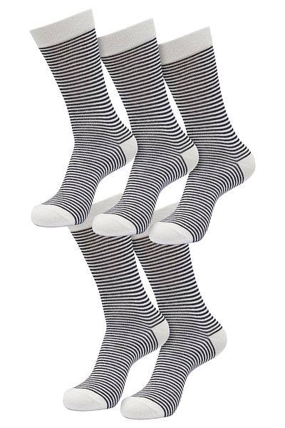 Urban Classics Unisex Fine Stripe Socks 5-pack