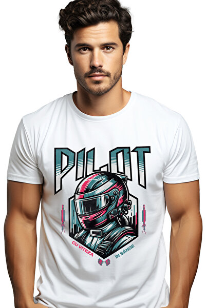 StoryGift Romania Tricou Barbati Iubitor De Curse Masini Pilot Cu Viteza Cu I...