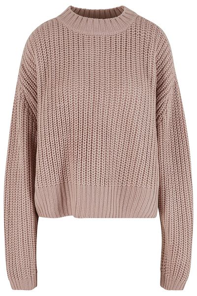 Urban Classics Ladies Wide Basic Pullover in Übergröße