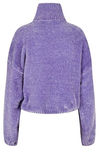 Urban Classics Damen Ladies Short Chenille Turtleneck Sweater