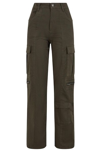 Urban Classics Lockere Utility-Stretch-Twillhose für Damen