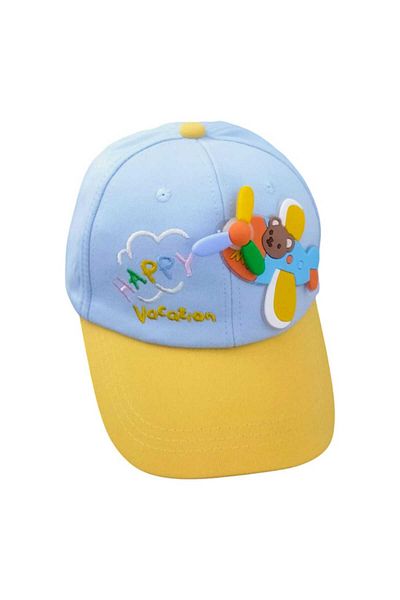 Aware Time 3-6 Years Unisex Children's Summer Hat with Adjustable Back Accessory
