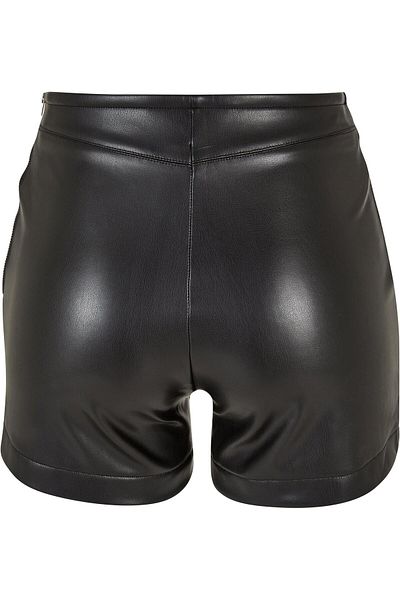 Urban Classics Damen Ladies Synthetic Leather Shorts