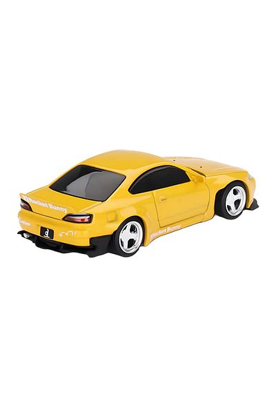 Skygo Mini Gt 1/64 Nissan Silvia (S15) Rocket Bunny Bronze Yellow Mgt00643