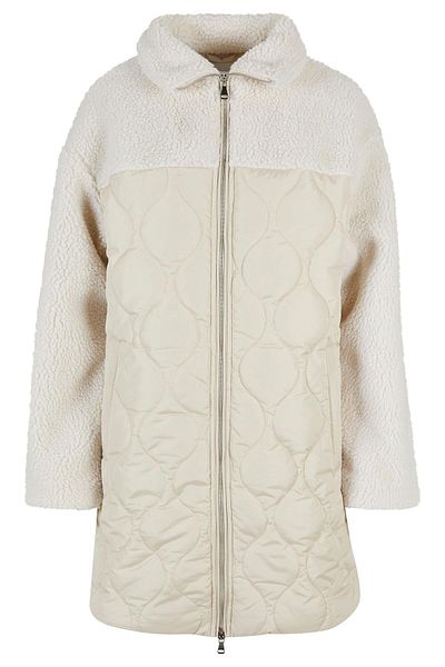 Urban Classics Damen Ladies Oversized Sherpa Quilted Coat