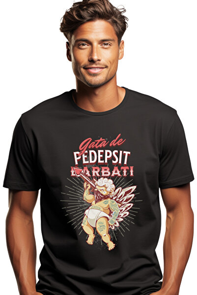 StoryGift Romania Tricou Barbati Inger Cu Aparat Sageti Catapulta Valentine's...