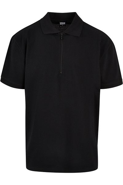 Urban Classics Poloshirt mit Rundhalsausschnitt und Reißverschluss für Herren