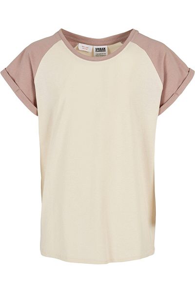 Urban Classics Damen Girls Contrast Raglan Tee