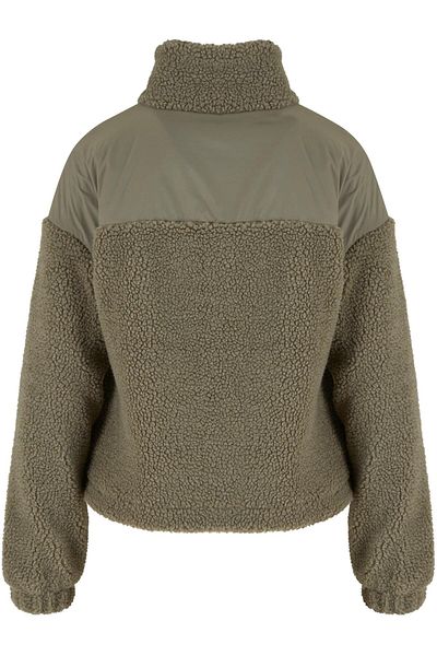 Urban Classics Damen Ladies Sherpa Mix Jacket
