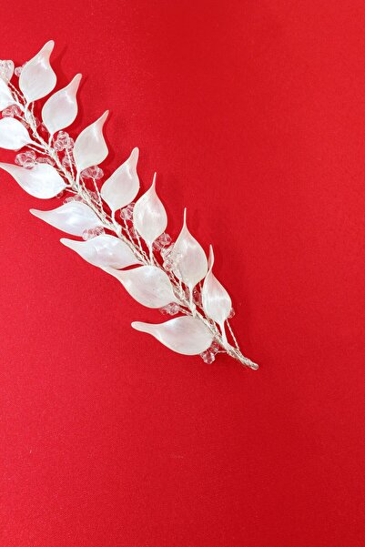 KEEBA Floral Mother of Pearl Bridal Crown. Bridal Hair Accessory. Engagement Hair Accessory. Promise Wedding Henna Hair Accessories