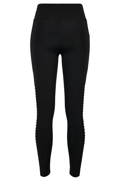 Urban Classics Damen Ladies Highwaist Biker Tech Mesh Leggings
