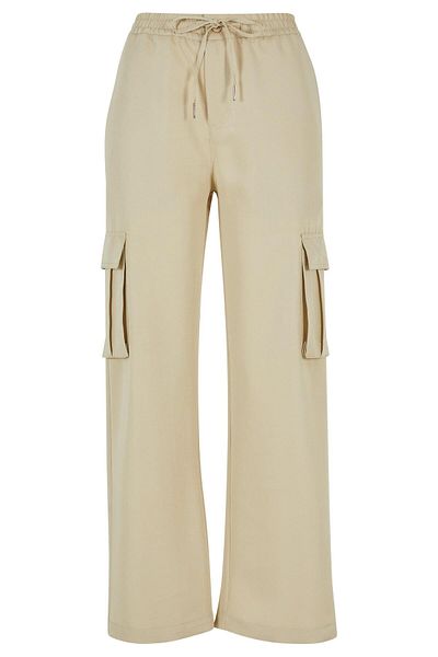 Urban Classics Damen Ladies Vicose Straight Leg Cargo Pants