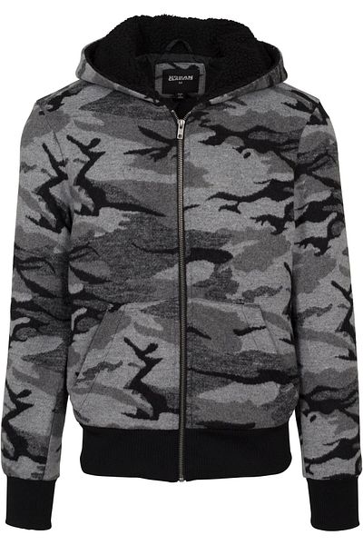 Urban Classics Herren Camo Zip Jacket