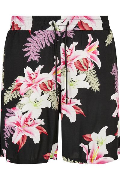 Urban Classics Herren Viscose Aop Resort Shorts