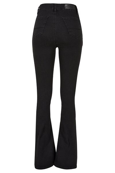 Urban Classics Damen Ladies Super Stretch Bootcut Denim Pants