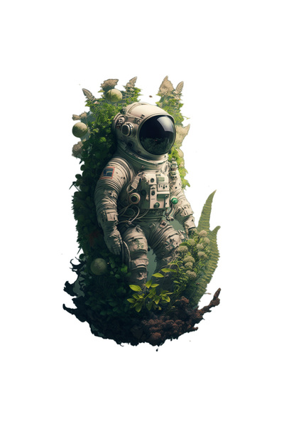 StoryGift Romania Sticker Eticheta 40CM Cu Astronaut, SF, Vegetatie, Costum, ...