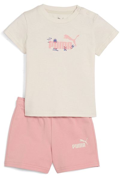 Puma Σετ μπλουζάκι και σορτς Minicats Sandy Adventures για νήπια