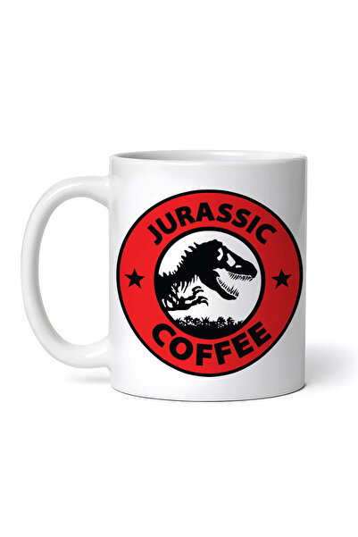 OEM Εξατομικευμένη λευκή κούπα, καφές Jurassic, INOVATIX®. 330 ml