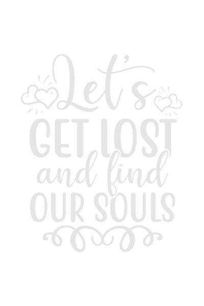 StoryGift Romania Sticker Autocolant 30CM Exterior cu mesajul "Let's get lost...