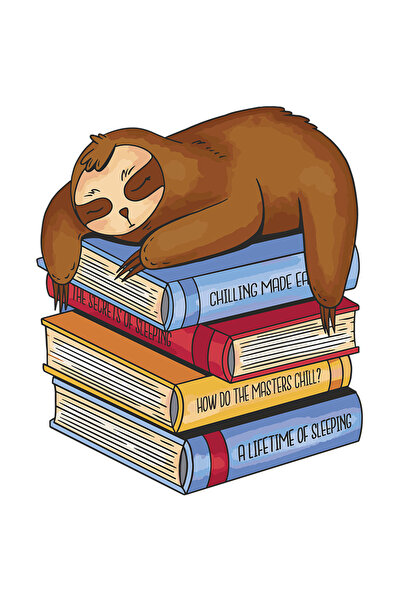 StoryGift Romania Sticker Eticheta 50CM Cu Animal, Lenes, Teanc De Carti, Som...