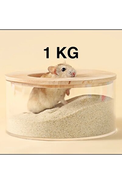 ks decor and design Akvaryum Kumu Sarı Silis Kum Fırınlanmış 1 KG