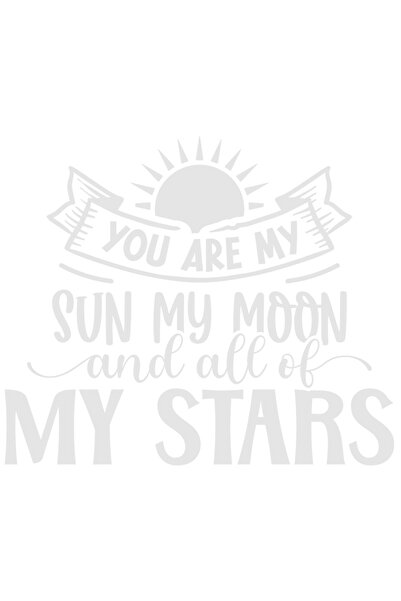 StoryGift Romania Sticker Exterior cu mesajul "Tu esti soarele meu, luna mea ...