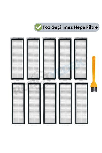 robotyedek Xiaomi X20 Max X20 Pro (Not Plus!) Compatible Replacement Hepa Filter and Cleaning Brush-11 Pieces