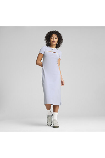 Puma WARDROBE Essentials Midi Cut-Out Dress Women