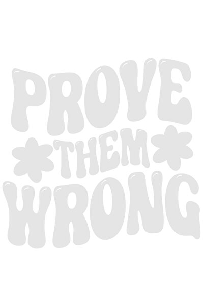 StoryGift Romania Sticker Eticheta 50CM Exterior cu floricele si textul in li...