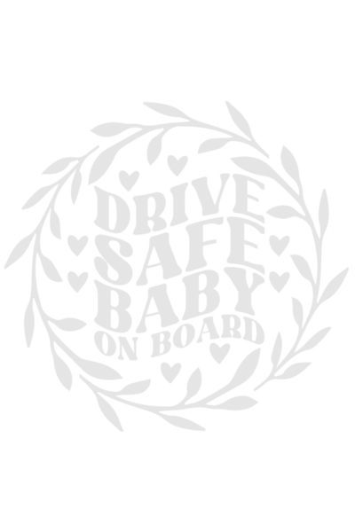 StoryGift Romania Sticker Eticheta 40CM Exterior cu mesaj de atentionare "Dri...