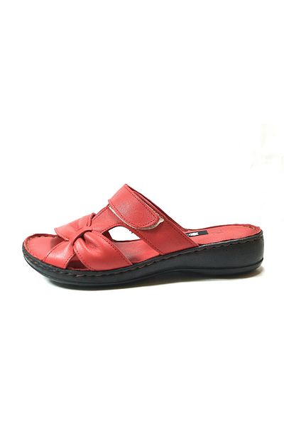 Onlo Ayakkabı Onlo Shoes Dk-0013 Genuine Leather Anatomical Pad Sole Women's Mother Slippers