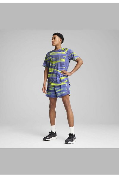 Puma VELOCITY Ανδρικό Μπλουζάκι για Τρέξιμο με Στάμπα και Όλο το Στάμπα