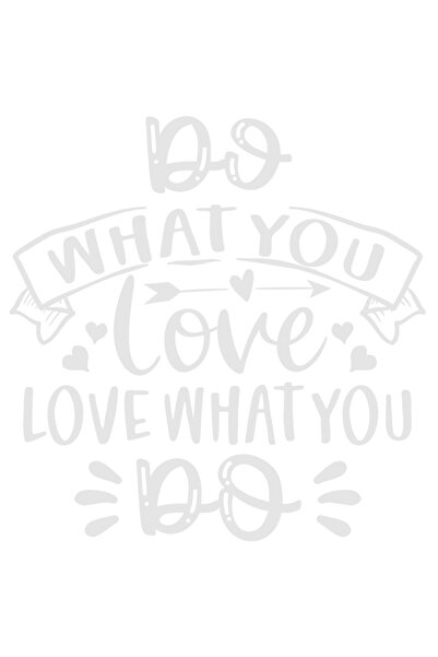 StoryGift Romania Sticker Autocolant 70CM Exterior cu mesaj care te indeamna sa faci ceea ce iubesti - din pasiu