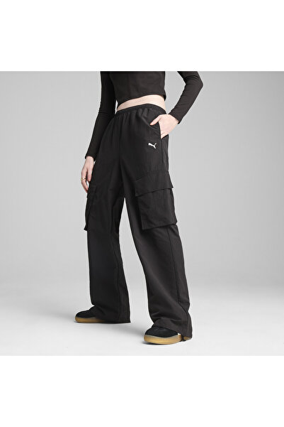 Puma Základní kousky šatníku: Dámské volné tkané cargo kalhoty