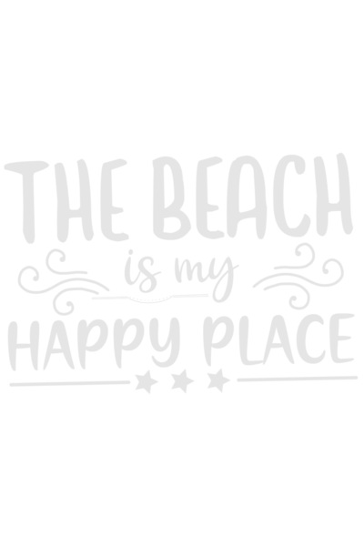 StoryGift Romania Sticker Autocolant 70CM Exterior cu iubitorii de vacante la mare cu mesajul "The beach is my h
