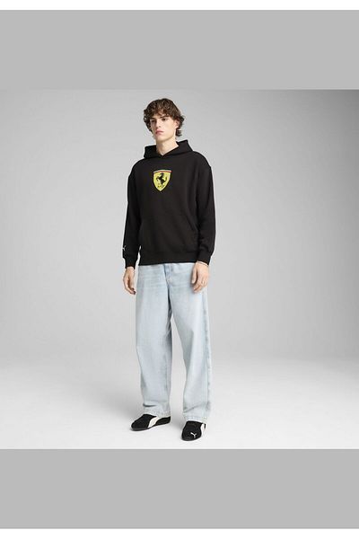 Puma Pánská mikina s kapucí Scuderia Ferrari HP Race Big Shield