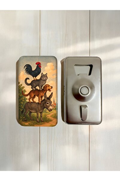 Diart DiartCraft | Bremen Mızıkacıları Buzdolabı Açacak Magnet