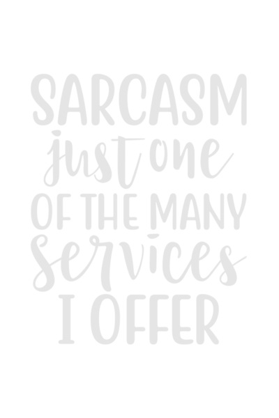 StoryGift Romania Sticker Autocolant 30CM Exterior cu mesajul "Sarcasmul, doa...