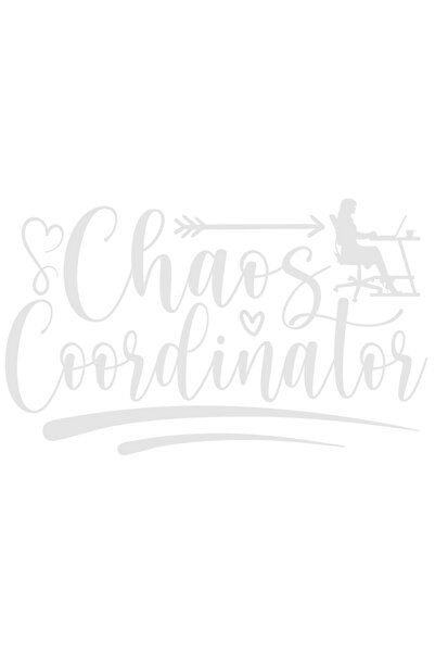 StoryGift Romania Sticker Autocolant 70CM Exterior cu textul "Chaos coordinat...