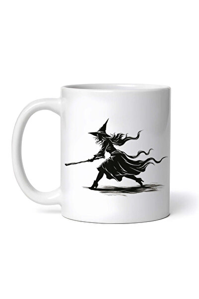 OEM Εξατομικευμένη λευκή κούπα, Η Μάγισσα με τις Μπότες, INOVATIX®. 330ml