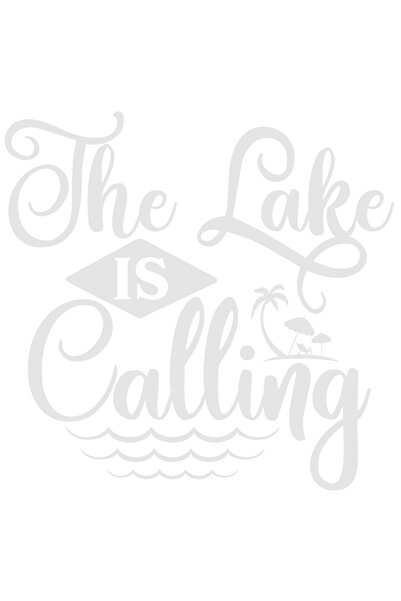 StoryGift Romania Sticker Exterior cu mesajul in engleza "The lake is calling...