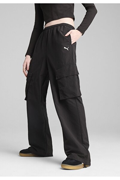 Puma Základní kousky šatníku: Dámské volné tkané cargo kalhoty