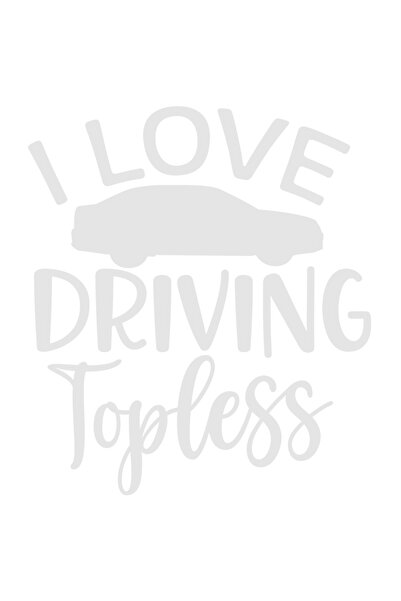 StoryGift Romania Sticker Autocolant 70CM Exterior pentru femeile care adora sa conduca masina la bustul gol , V