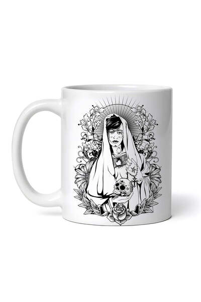 OEM Εξατομικευμένη λευκή κούπα, Φύλακας των Πυλών του Ουρανού, INOVATIX®. 330ml