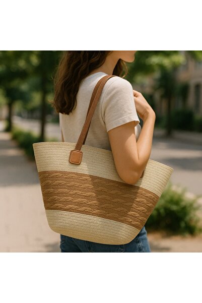 WOHOME Ψάθινη γυναικεία τσάντα παραλίας - Προσθέστε στο στυλ και τον κόσμο σας!