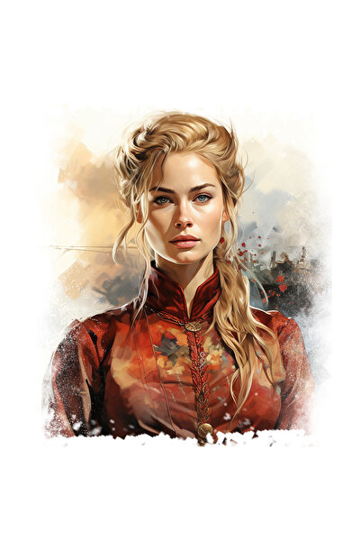 StoryGift Romania Sticker Eticheta 40CM Cu Cersei Lannister, Game Of Thrones,...